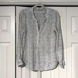 Black and white blouse